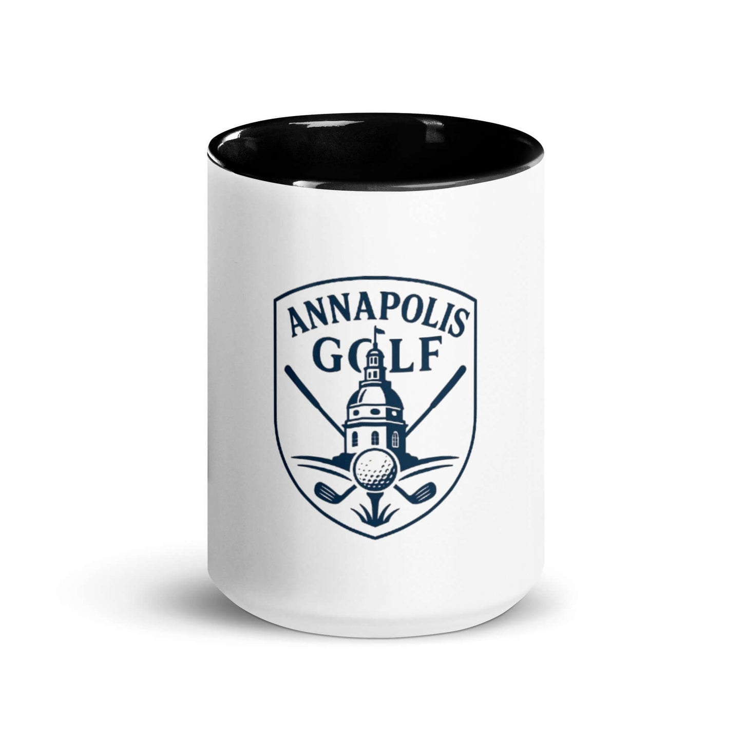 Dishwasher safe golf mug with colored interior by AnnapolisGolf